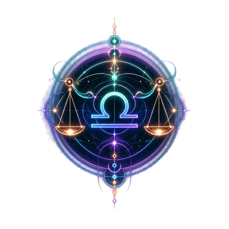 Libra — the balance; Celestia returns under the October sky